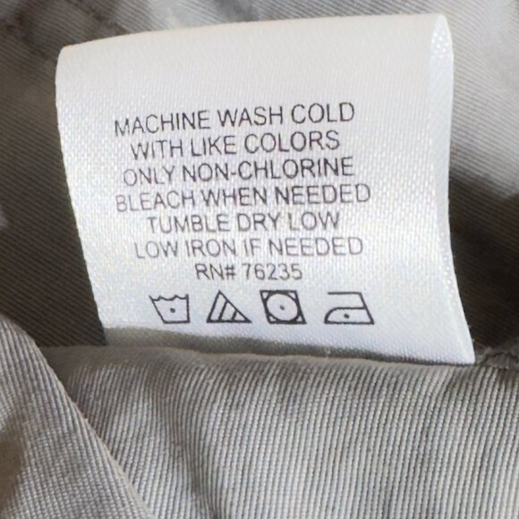 REEL LEGENDS PERFORMANCE OUTFITTERS Mens Shorts Gray 7 Pocket Cargo Pants Size L - Picture 10 of 11